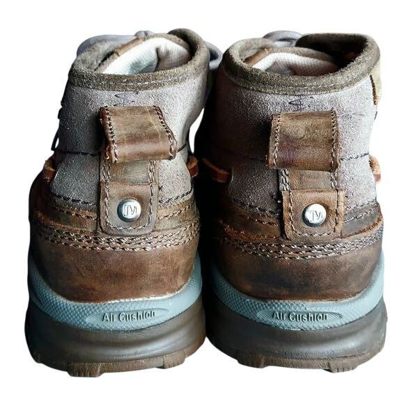 Merrell Shiraz Mens Waterproof Leather Casual Ankle Boot Lace Up Charcoal Sz 10 - Picture 5 of 7